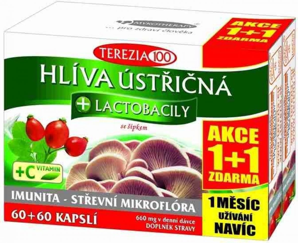 Terezia Company Hlíva ústřičná s lactobacily 120 tablet